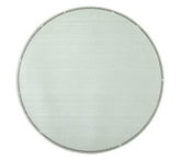 Silk Silver Round Placemat W/ Crystals